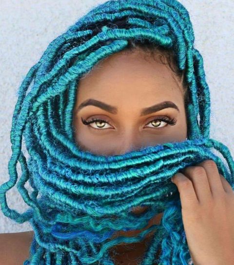 Blue chic hair styles in 2021