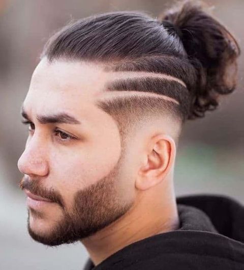 Cool faded sides haircut