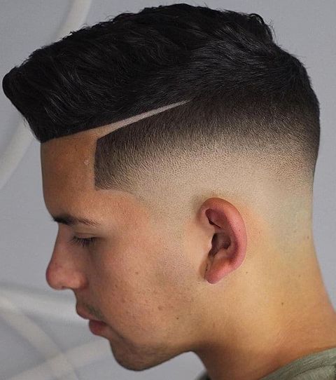 Disconnected line with taper fade