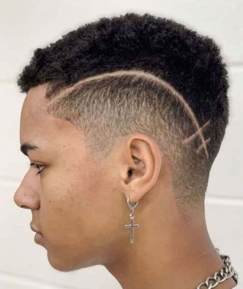 Fade design haircut in 2021