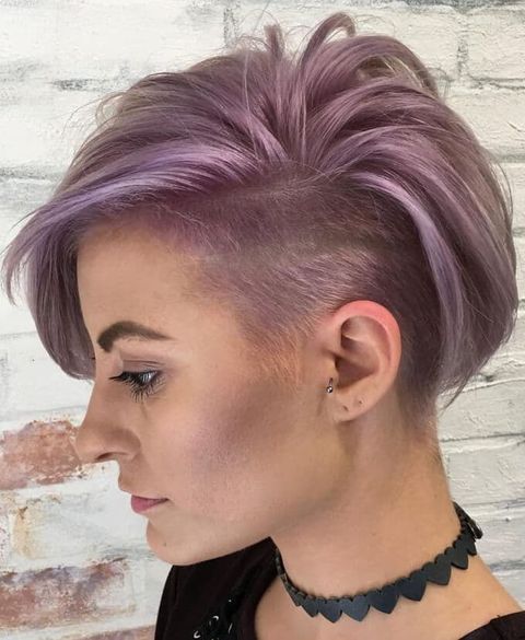  Pastel color pixie haircut in 2021