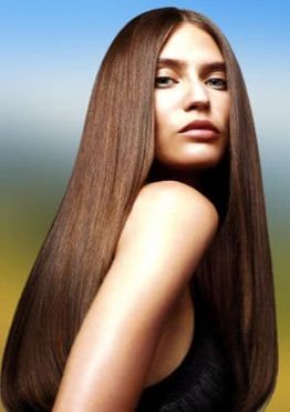 Straight long hairstyles for women