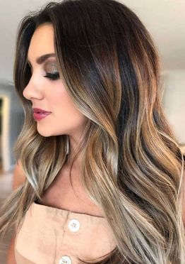What are balayage hair colors